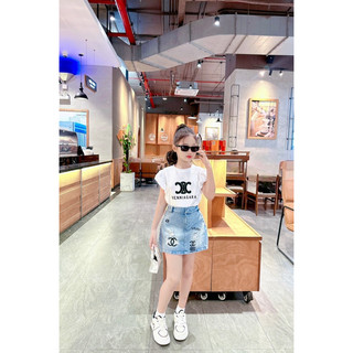 Sét Chân Váy Bò Bé Gái Size Đại (25-55kg)