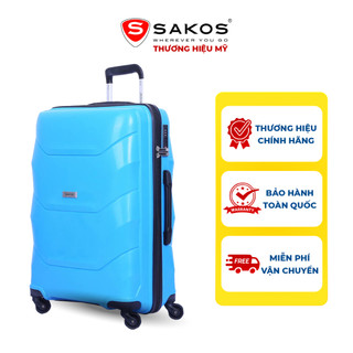 Vali Kéo Nhựa Du Lịch SAKOS MILANO Z26 - Size M (24inch)/ Ký Gửi (Trung) - Khóa TSA - Nhựa PP