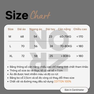 Áo phông unisex Norn TÍCH CỰC
