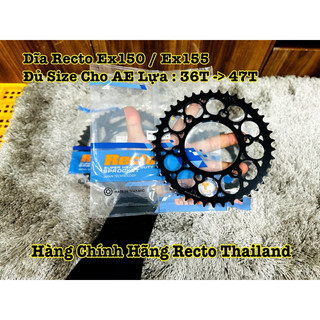 Dĩa Tải Ex150 / Ex155 Đủ Size Cho AE Lựa Chọn ( 34T - 47T ) Hàng Chính Hãng Recto Thailand >>>>>