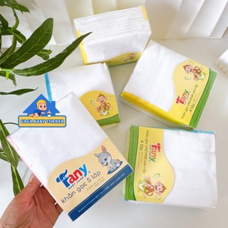 Khăn sữa Fany - Khăn xô sữa cho bé gói 10 cái mềm mịn, dày dặn thấm hút tốt 4 lớp & 5 lớp