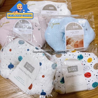 Gối mây Bebe Comfort/ Hudson chống bẹt đầu - Gối lõm sơ sinh ruột bông cao cấp