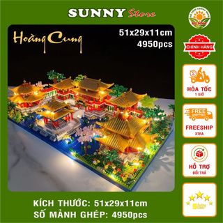 Bộ lắp ghép mô hình Hoàng Cung - Xếp hình siêu hot - Sunny