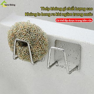 Móc treo đồ rửa chén DION, khay đựng đồ rửa chén, móc treo dính tường, khay rửa chén keo