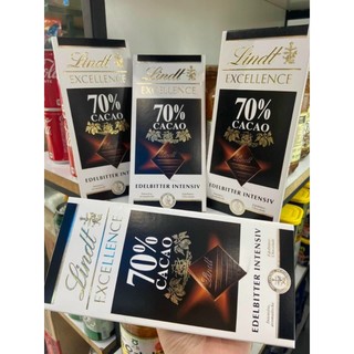 Socola thanh đen đậm đà tinh tế lindt excellence đức 70% 85% 90% 100% cacao 100g