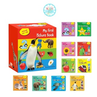 Sách Thư viện hình ảnh đầu tiên cho Bé - My First Picture Book Song Ngữ Anh Việt Bộ 10 Cuốn Bìa Cứng