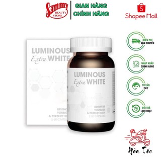 Viên uống KARMEL hỗ trợ trắng da giảm nám Luminous Extra White của Mỹ 60 viên