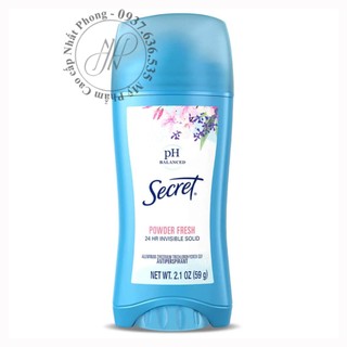 Lăn khử mùi secret 59g