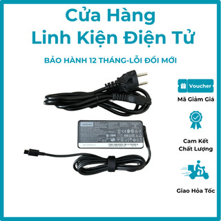 Sạc laptop lenovo 20v 3.25a 65w loại tốt zin - sạc lenovo chân type c - sạc máy tính lenovo