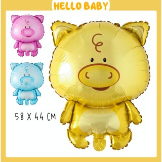 Bóng hình Heo đáng yêu trang trí sinh nhật cho bé