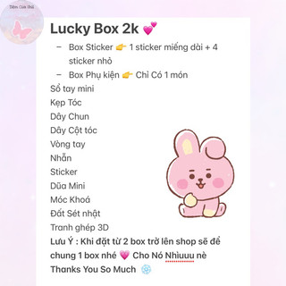 Lucky Box 2k  1-2 món Ảnh Thật Đặt Từ 3 Box