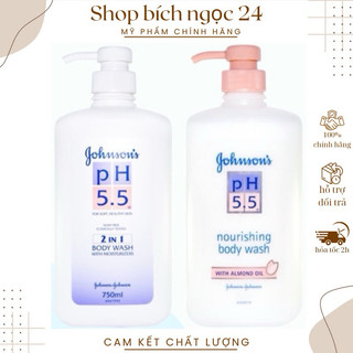 Sữa tắm ph 5.5 hạnh nhân johnson's 750ml