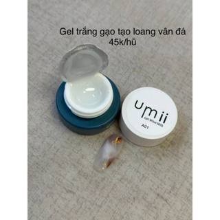 Gel trắng gạo tạo loang vân đá