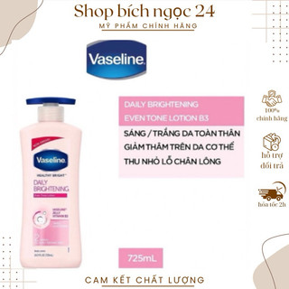Dưỡng thể vaseline hồng làm mịn & trắng da 725ml