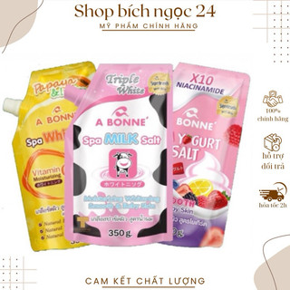Muối bò , muối bò tẩy tế bào chết , muối tắm sữa bò tẩy tế bào chết - a bonne spa milk salt 350g