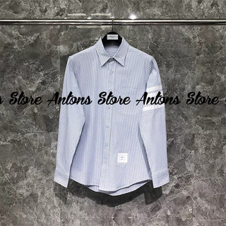 Sơ mi Thom Browne Kẻ 4 Vạch Trắng