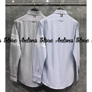 Sơ mi Thom Browne Kẻ 4 Vạch Trắng