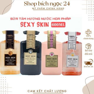 Sữa tắm nước hoa Sexy Skin hương thơm quyến rủ 600ml Pháp