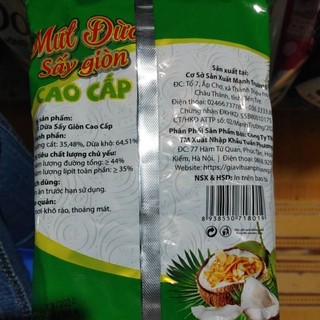 dừa khô BẾN TRE