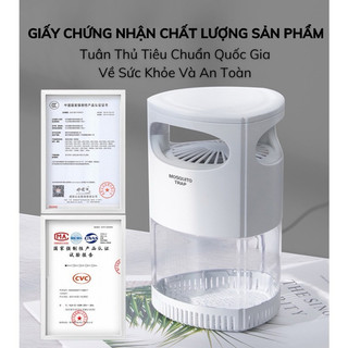 Đèn bắt muỗi tự động- máy bắt muỗi thông minh hút côn trùng- công nghệ đèn led kiêm đèn ngủ