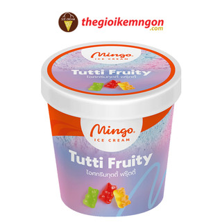 Kem hộp cầu vồng Thái Lan Mingo Tutti Fruity Pint (473ML)