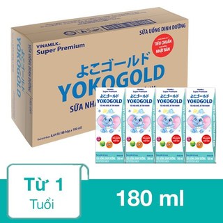  Thùng 48 Hộp Sữa Bột Pha Sẵn Vinamilk Yoko Gold 180ml 