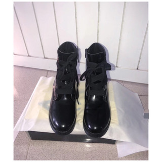Giày Boot hiệu Babara phối dây bảng to QC