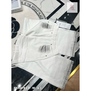 Jean QCCC trắng mài đen