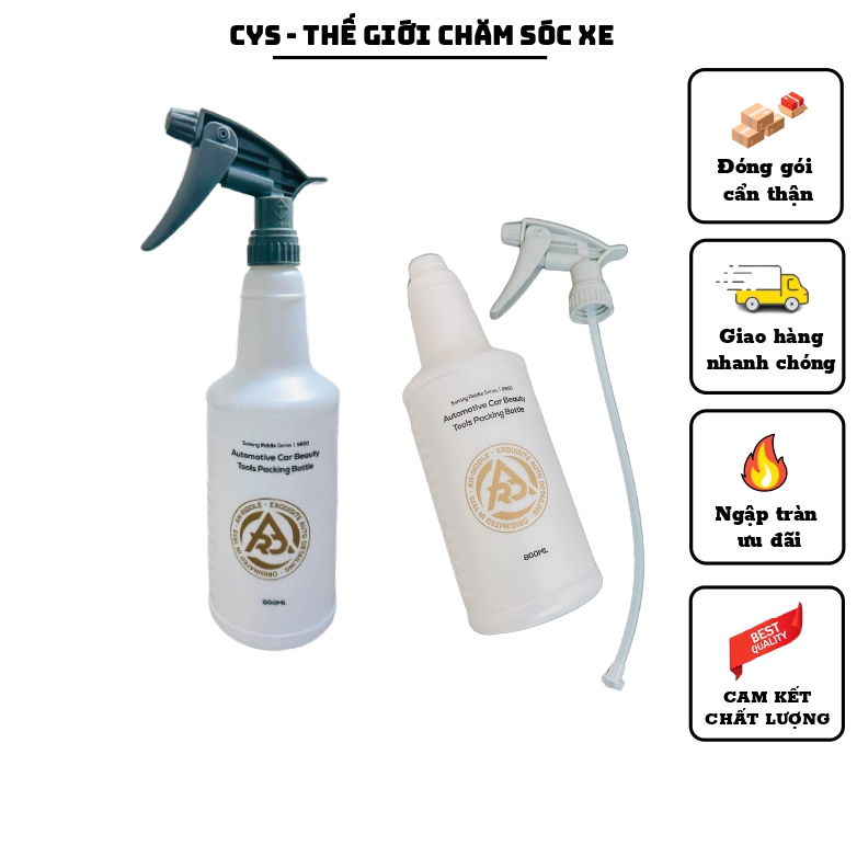 Bình Xịt Phun Sương Chăm Sóc Xe Ô Tô AN RIDDLE Chịu Được Hóa Chất  Hoặc Xịt Thành Tia Dung Tích 800m