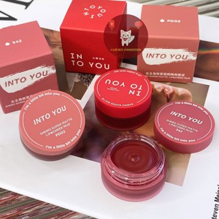 [INTO YOU] Son Kem INTO YOU Dạng hũ, Kem Xốp Mềm, Nhẹ và Mịn Môi SHERO MATTE LIP & CHEEK MUD