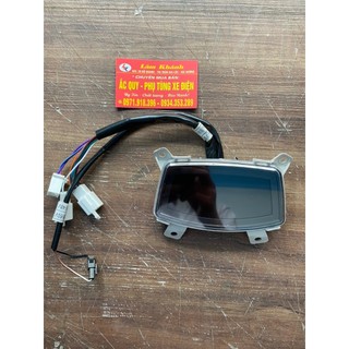 Đồng hồ điện tử vespa vuông, đồng hồ công-tơ-met điện tử xe điện vespa - lâm khánh e-bike shop