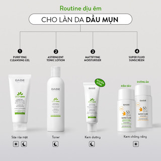Kem Dưỡng Babe Mattifying Moisturiser 50ml