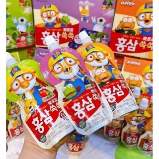 Hộp 10 túi Nước hồng sâm Pororo Hàn Quốc