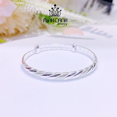 Kiềng Bạc Đeo Tay Và Chân Cho Bé - Minh Canh Jewelry