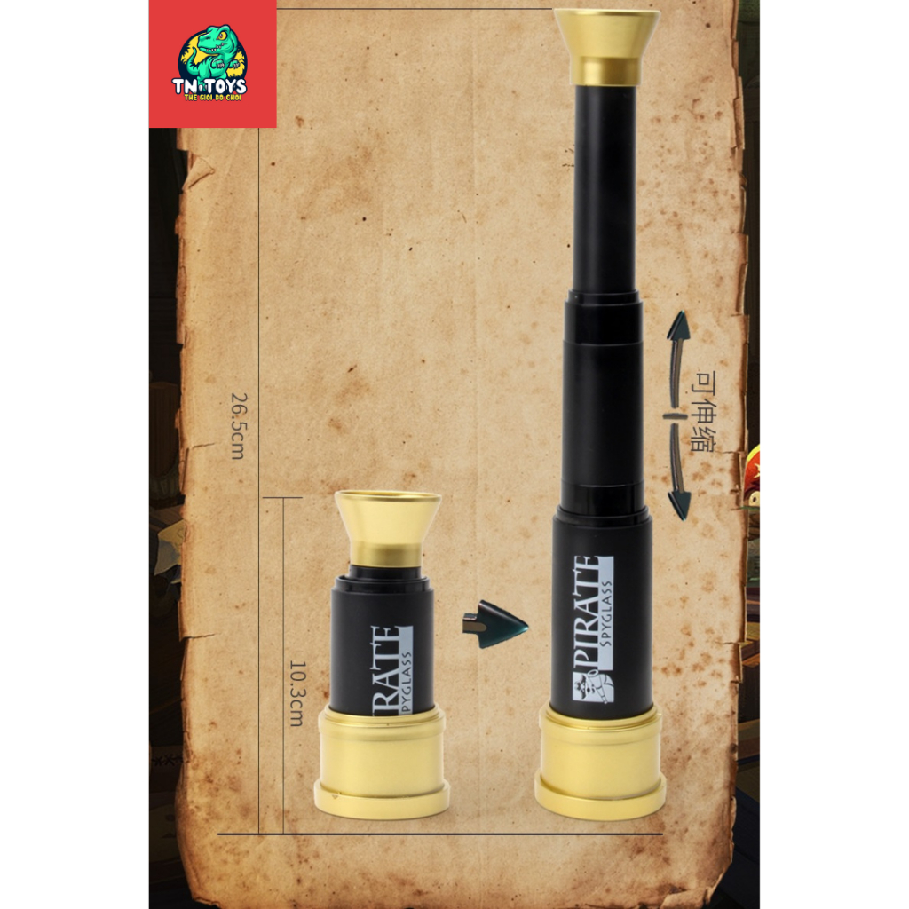 Ống Nhòm Hải Tặc 1 Mắt Cho Bé - Kĩnh Viễn Vọng Có Thể Gấp Gọn Bỏ Tui, Mang Đi Du Lịch, Dã Ngoại | BigBuy360 - bigbuy360.vn