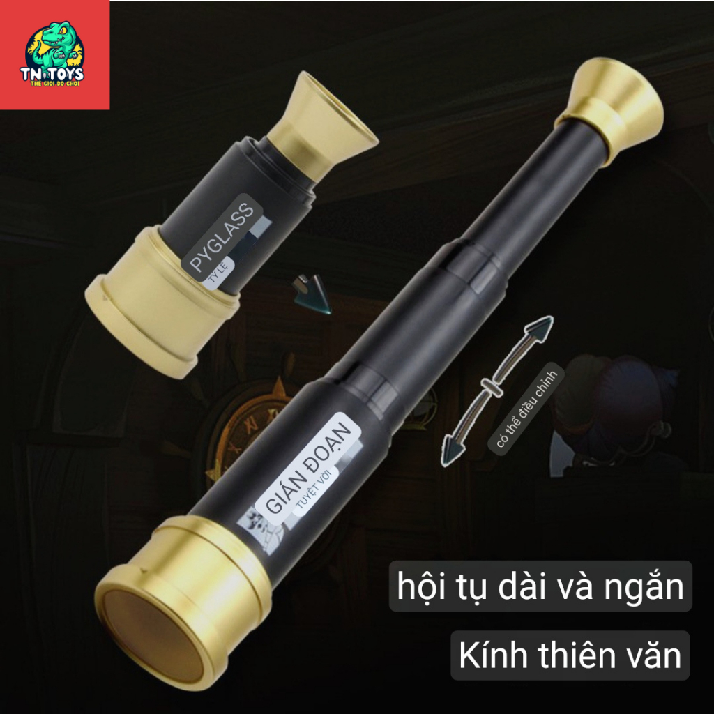 Ống Nhòm Hải Tặc 1 Mắt Cho Bé - Kĩnh Viễn Vọng Có Thể Gấp Gọn Bỏ Tui, Mang Đi Du Lịch, Dã Ngoại | BigBuy360 - bigbuy360.vn