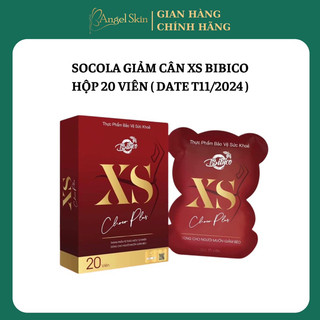 Kẹo socola giảm cân xs bibico hộp 20 viên
