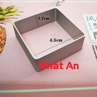 Khuôn nhấn bánh dứa hình vuông