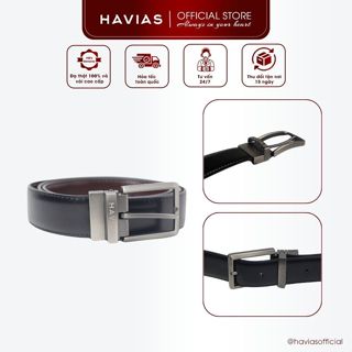 Nịt thắt lưng 2 mặt xoay HAVIAS Class8