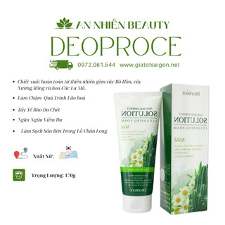 Sữa rữa mặt xương rồng và hoa cúc -Deoproce