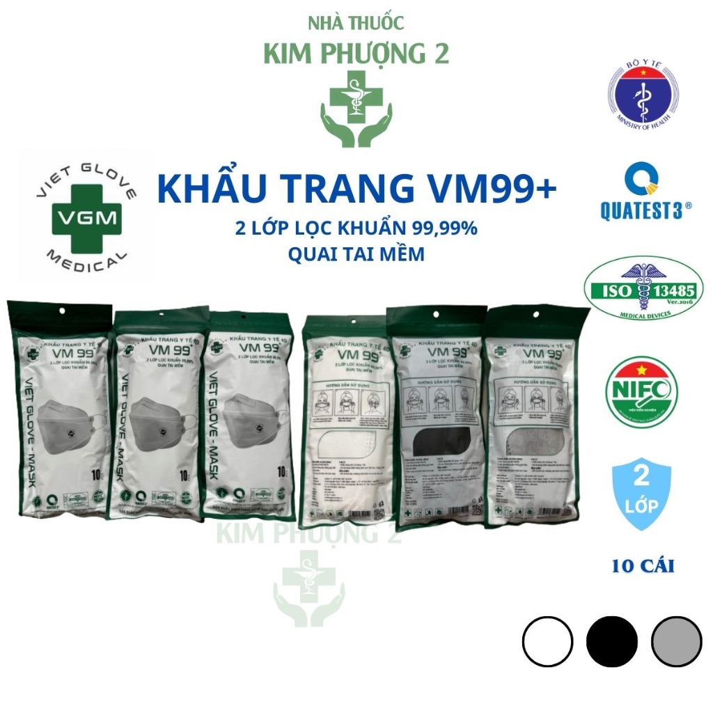 Khẩu Trang Y Tế 4D VM99+ KF94