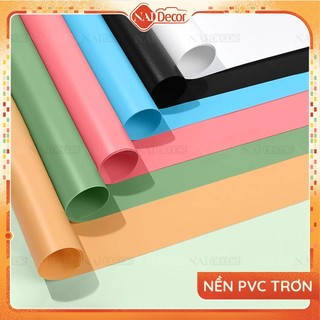 Phông Nền PVC trơn (70x140cm) Nhiều Màu Nai Decor Dùng chụp ảnh