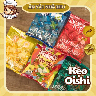 Kẹo oishi đủ vị ổi soda chanh đá thập cẩm , gói kẹo oishi siêu thơm ngon