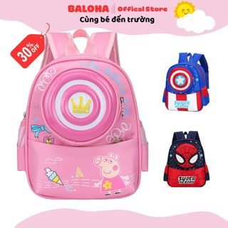 Balo cho bé mẫu giáo hình người nhện , ba lô trẻ em mầm non bé trai bé gái chống nước