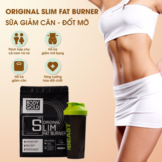 Sữa Giảm Cân Đốt Mỡ Original Slim - Fat Burner Body Gold Giảm Cân An Toàn, Hiệu Quả + Quà tặng