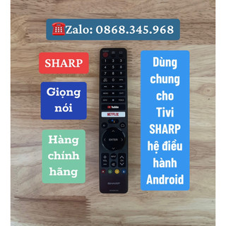Remote Điều khiển Tivi SHARP giọng nói chính hãng