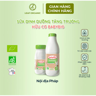 Sữa dinh dưỡng tăng trưởng hữu cơ Babybio dành cho bé 10-36 tháng tuổi