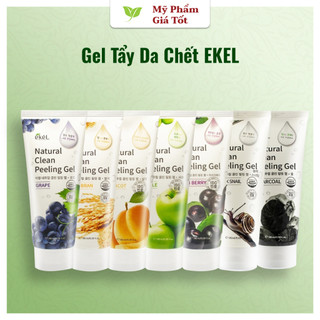 Gel tẩy da chết ekel - natural clean peeling gel 180ml