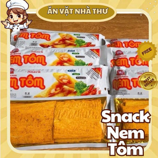 Snack nem tôm Ba Anh Em Food cay cay giòn rụm -