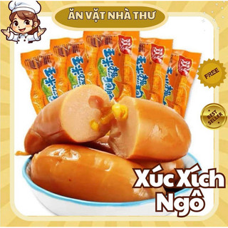 Xúc xích ngô nội địa, xúc xích cay nhân ngô chảy sợi siêu ngon